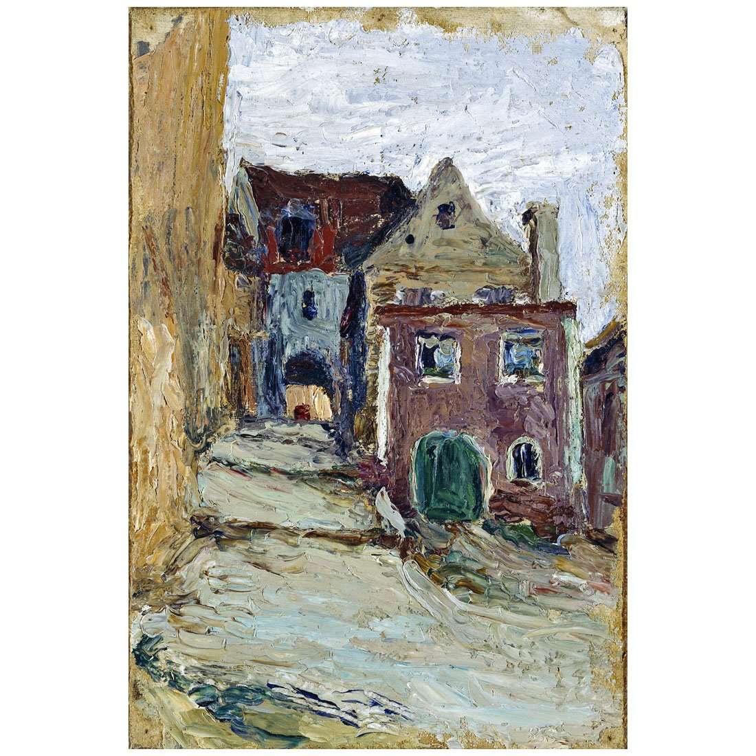  Gabriele Munter. Kallmunz. 1903. Lenbachhaus, Munchen