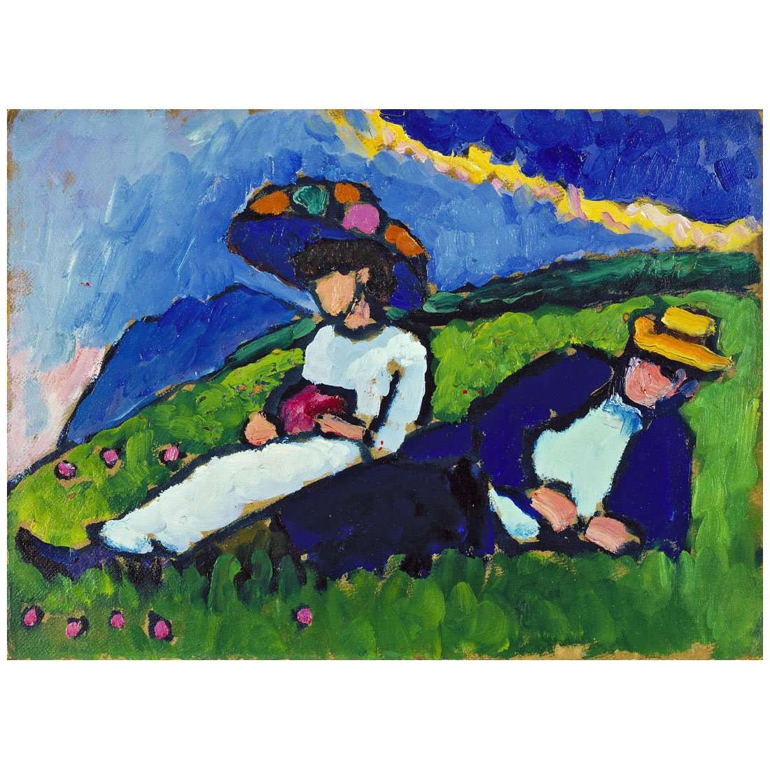  Gabriele Munter. Javlensky and Werefkin. 1909. Lenbachhaus, Munchen