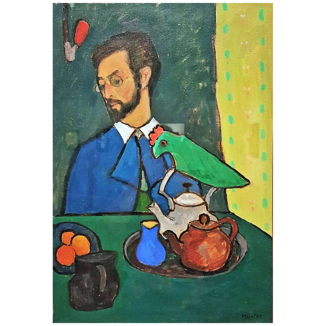  Gabriele Munter. Kandinsky at Tea. 1910. Museum Ludwig