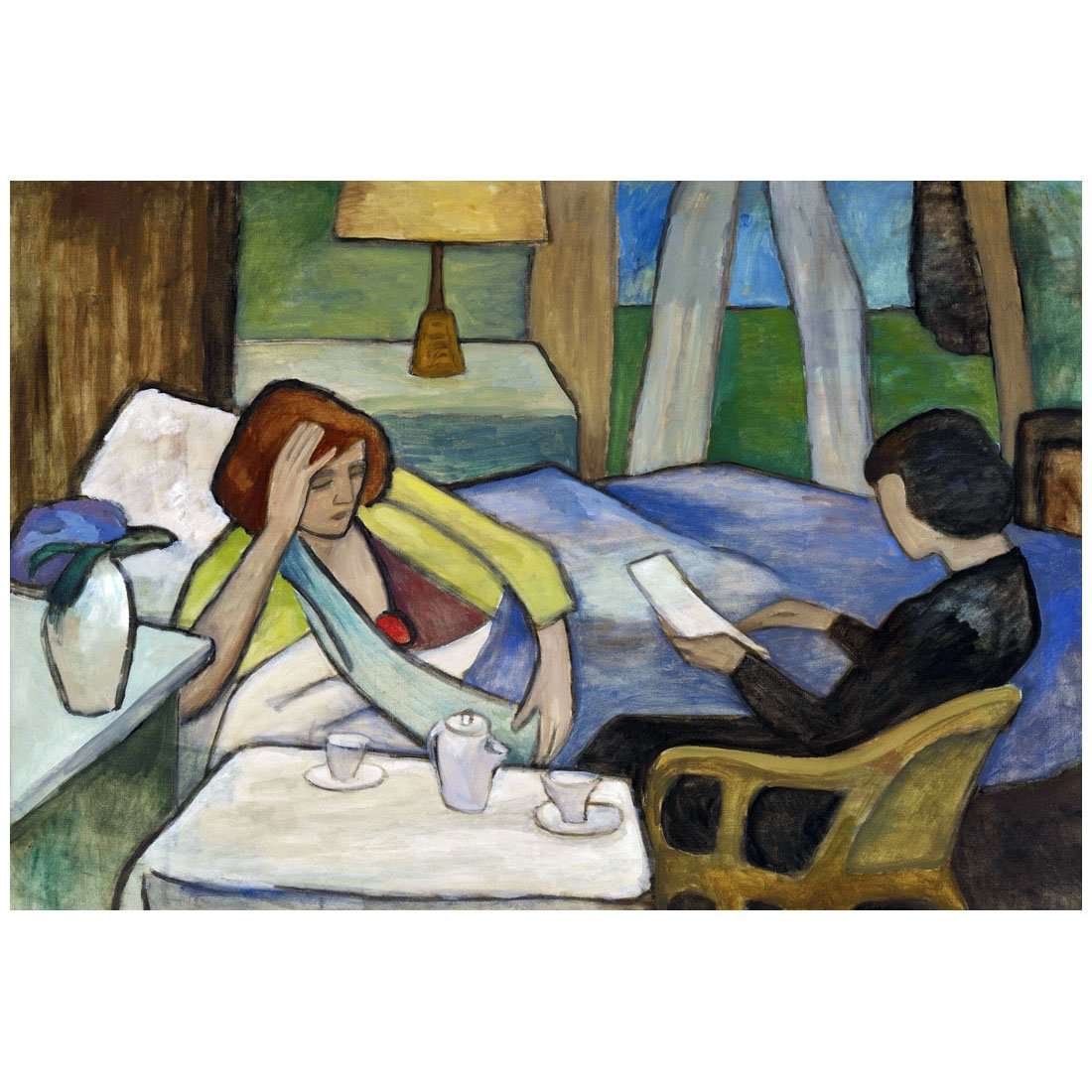  Gabriele Munter. The Letter. 1917. Private Collection