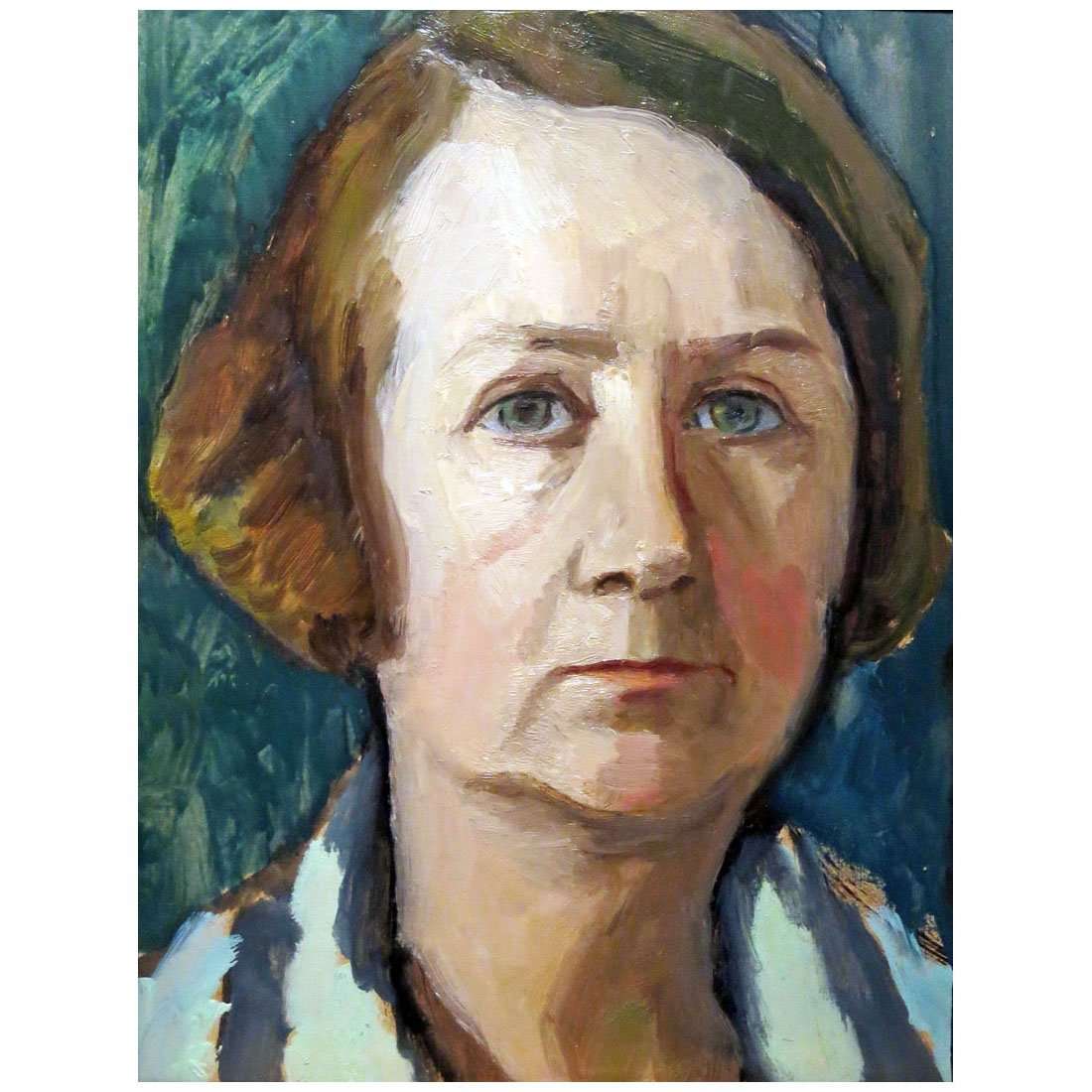  Gabriele Munter. Self-Portrait. 1934. Lenbachhaus, Munchen