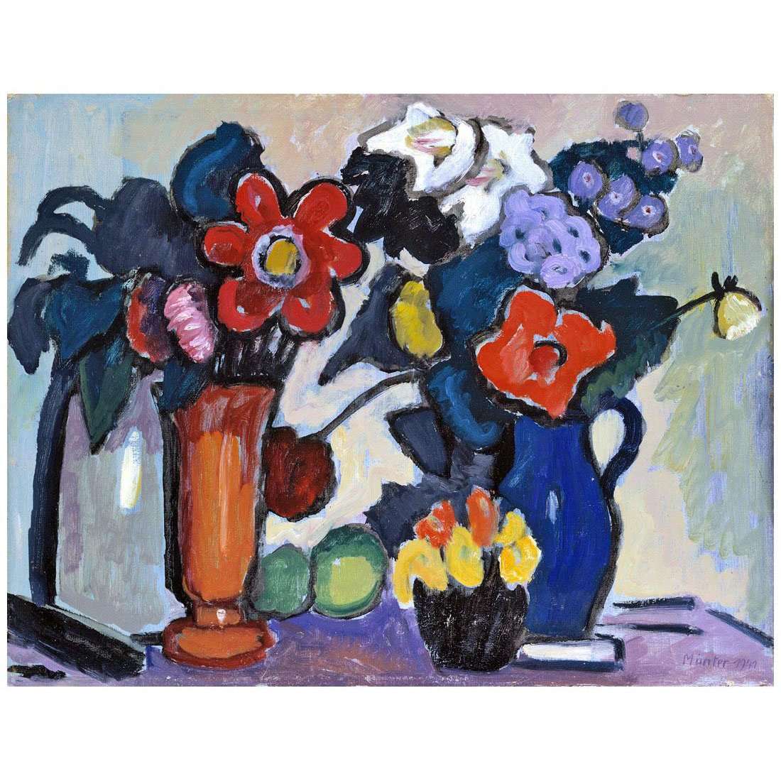  Gabriele Munter. Night Flowers. 1947. Hamburger Kunsthalle