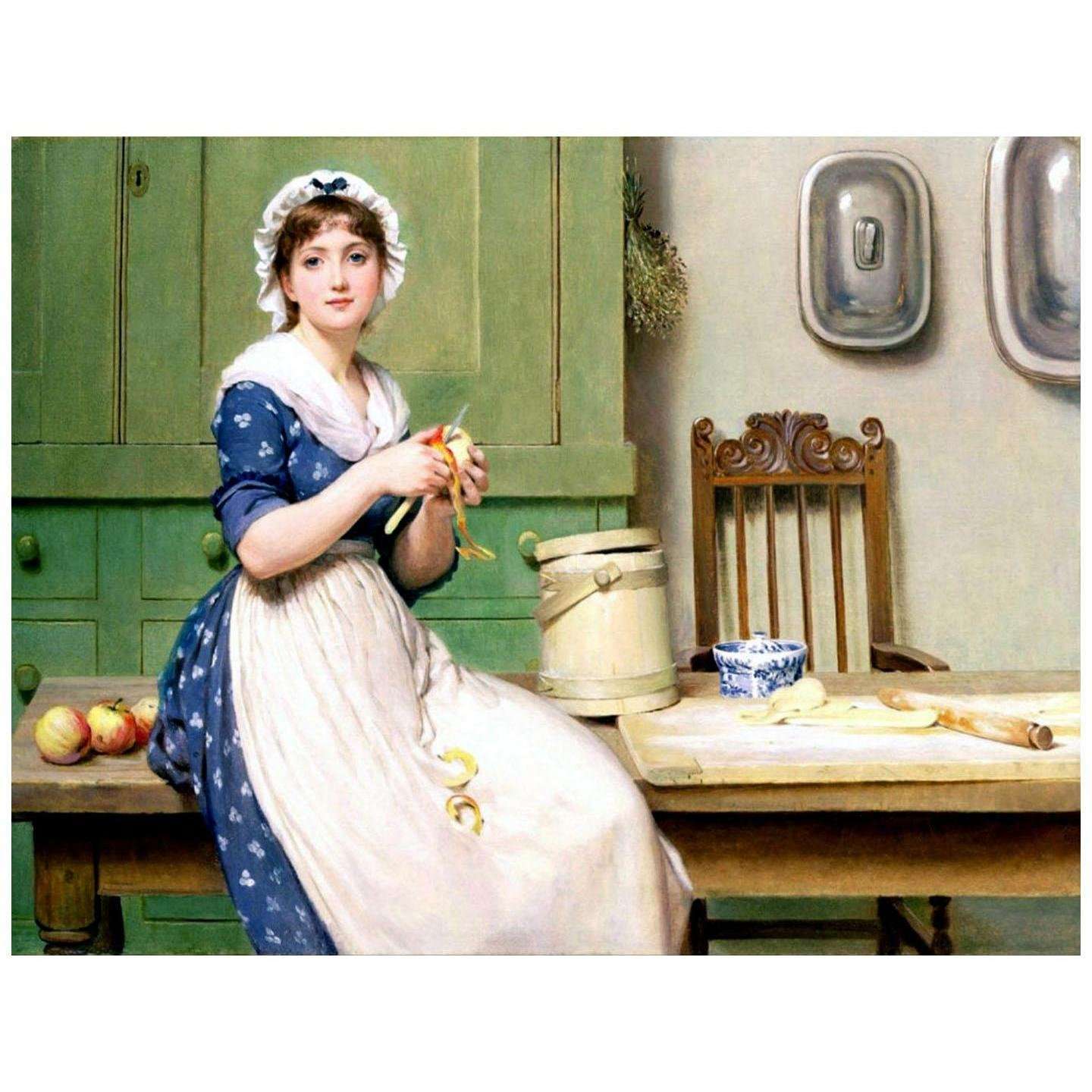  George Dunlop Leslie. Apple Dumplings. 1880. Museum of Hartlepool