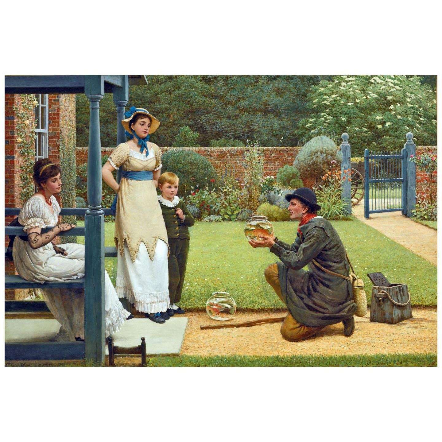  George Dunlop Leslie. The Goldfish Seller. 1880. Private collection