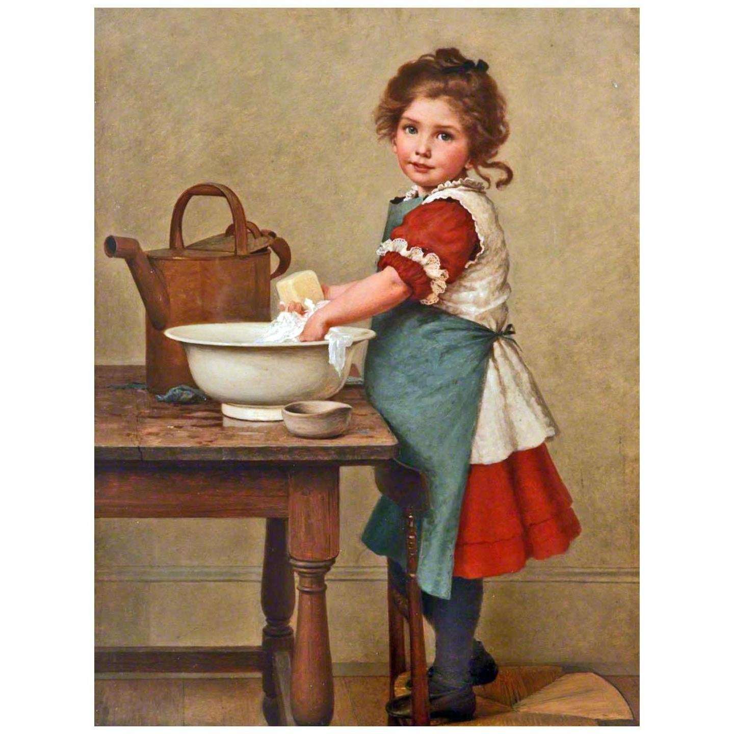  George Dunlop Leslie. This Is the Way We Wash Our Clothes. 1887. Lever Gallery Liverpool