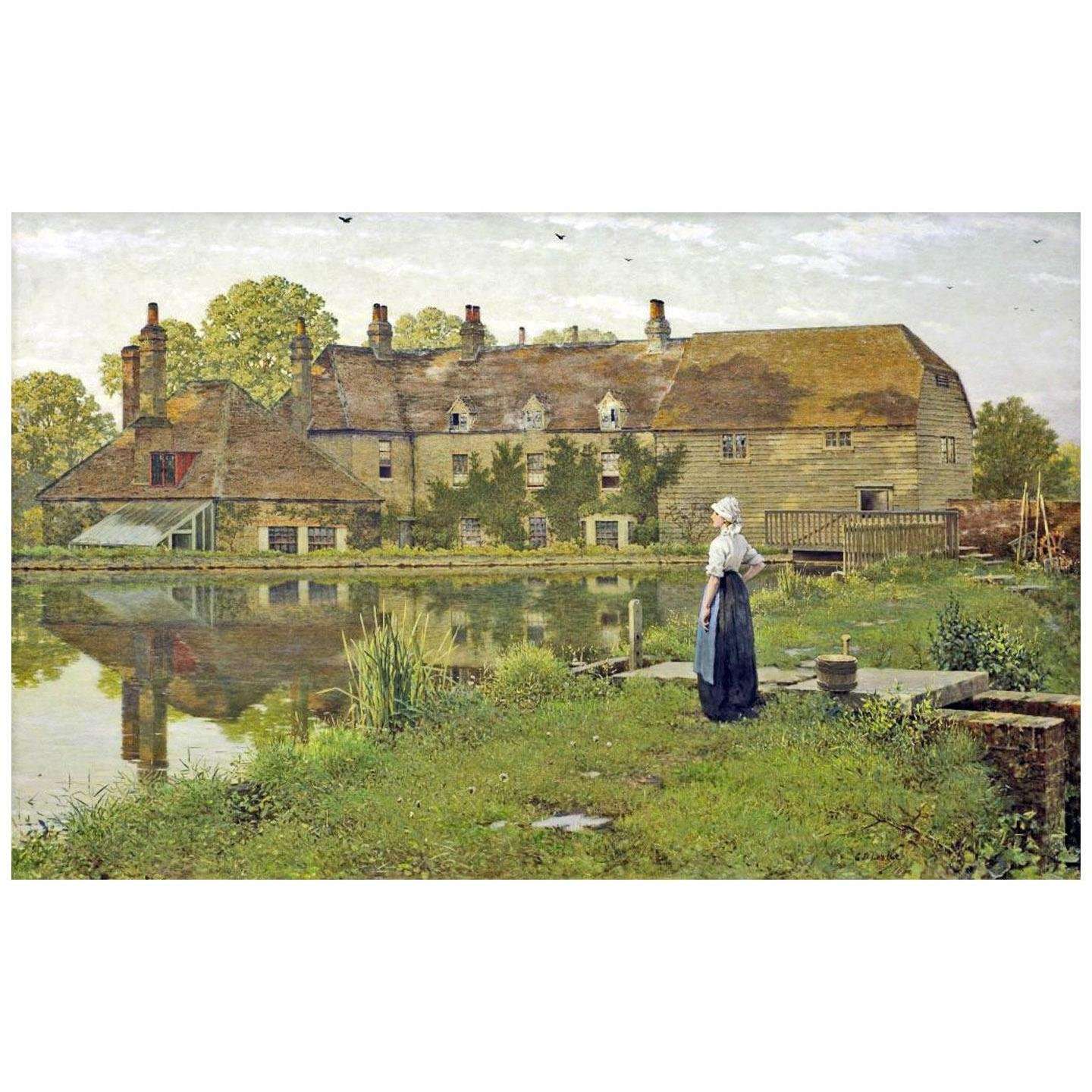  George Dunlop Leslie. The Last Ray. 1900. Auckland Art Gallery