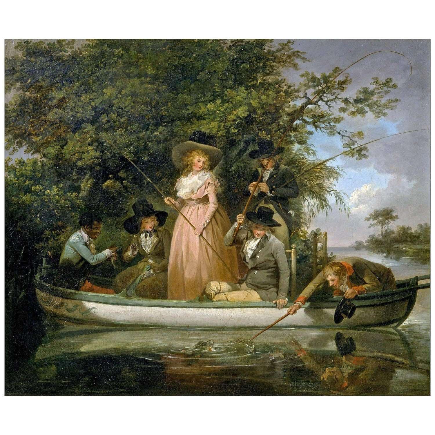  George Morland. A Party Angling. 1789. Yale Center for British Art
