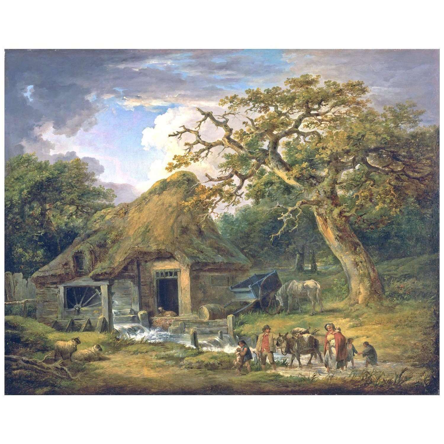  George Morland. The Old Water Mill. 1790. Yale Center for British Art