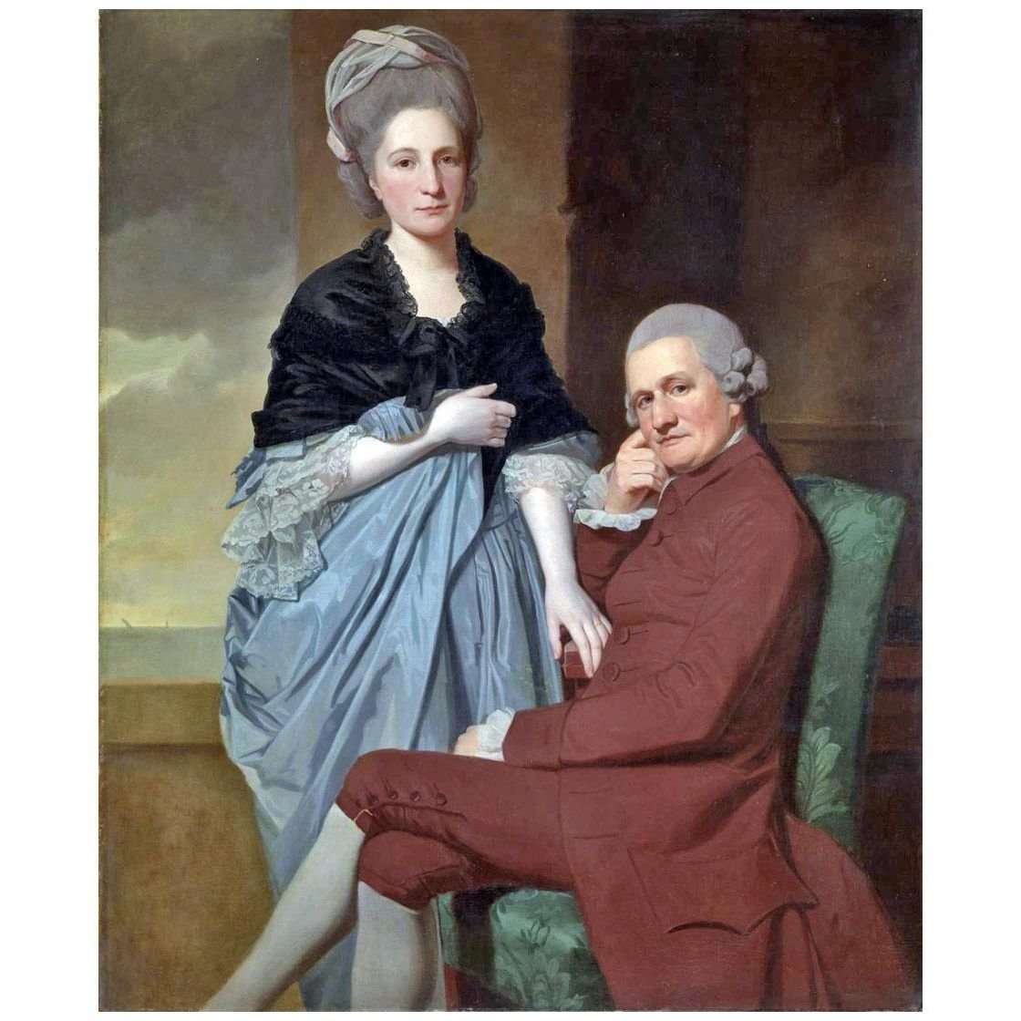  George Romney. Mr and Mrs William Lindow. 1772