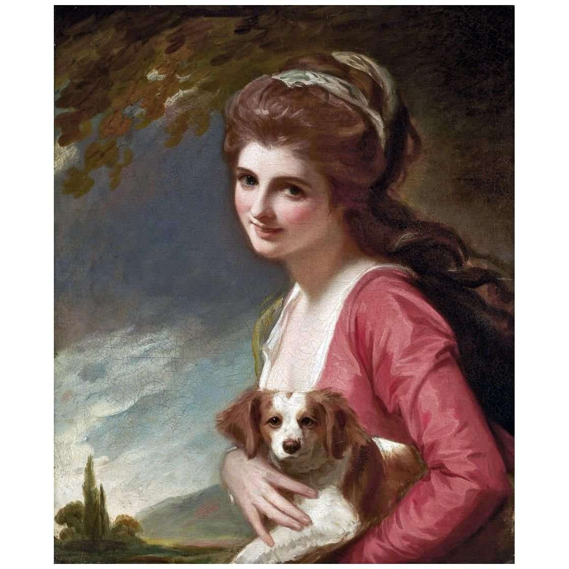  George Romney. Lady Hamilton as Nature. 1782
