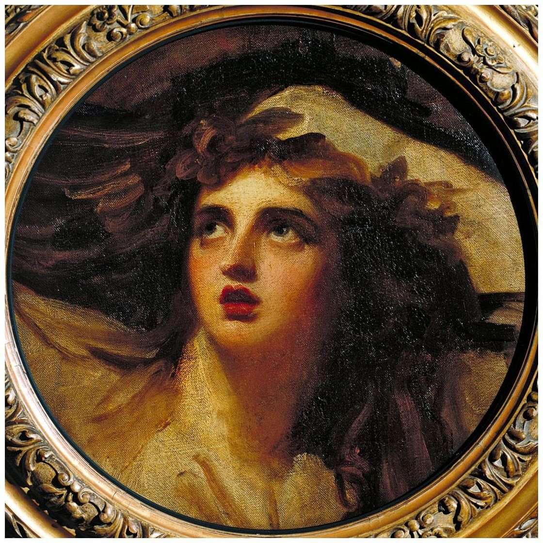  George Romney. Lady Hamilton as Cassandra. 1785