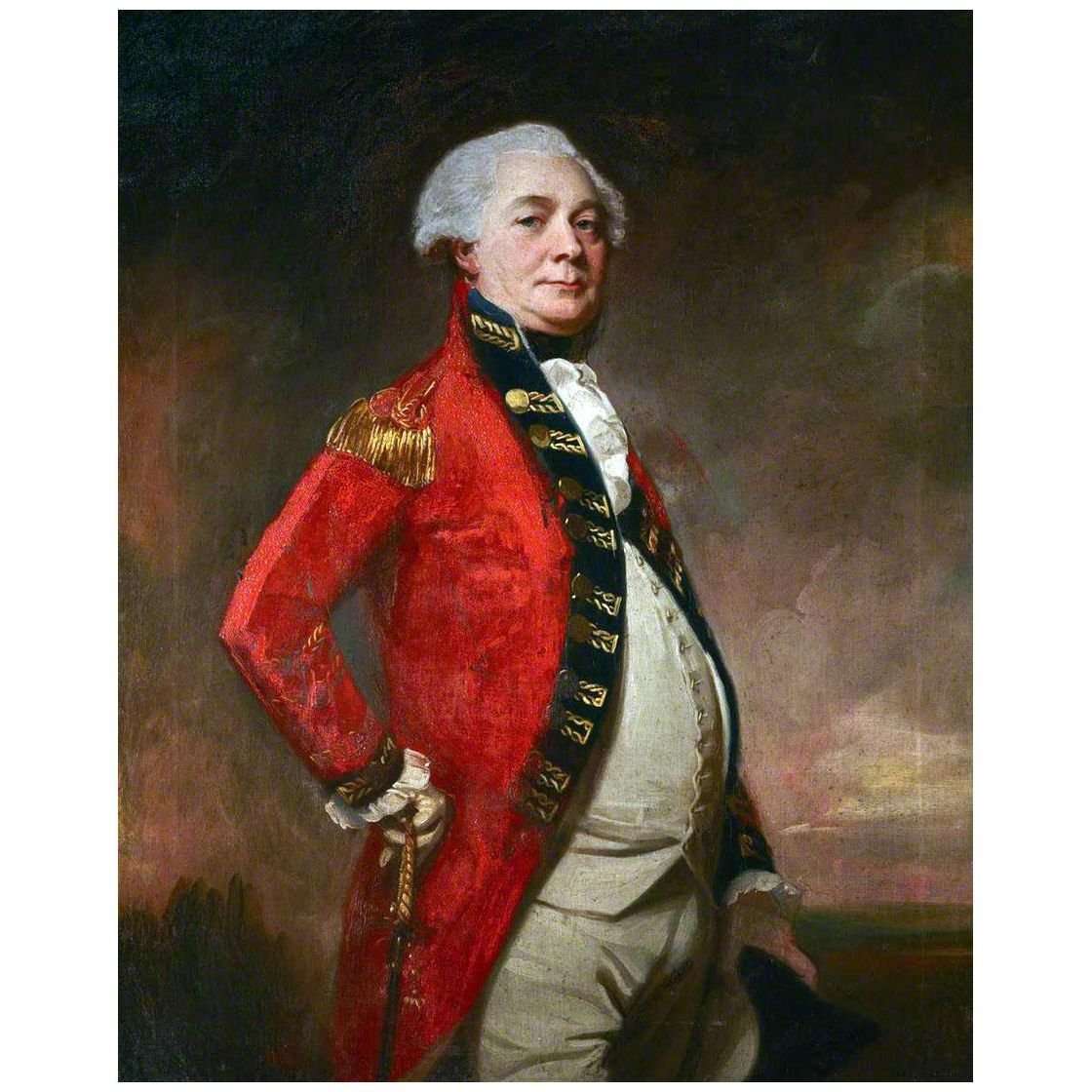  George Romney. Brigadier-General Lawrence Nilson. 1791