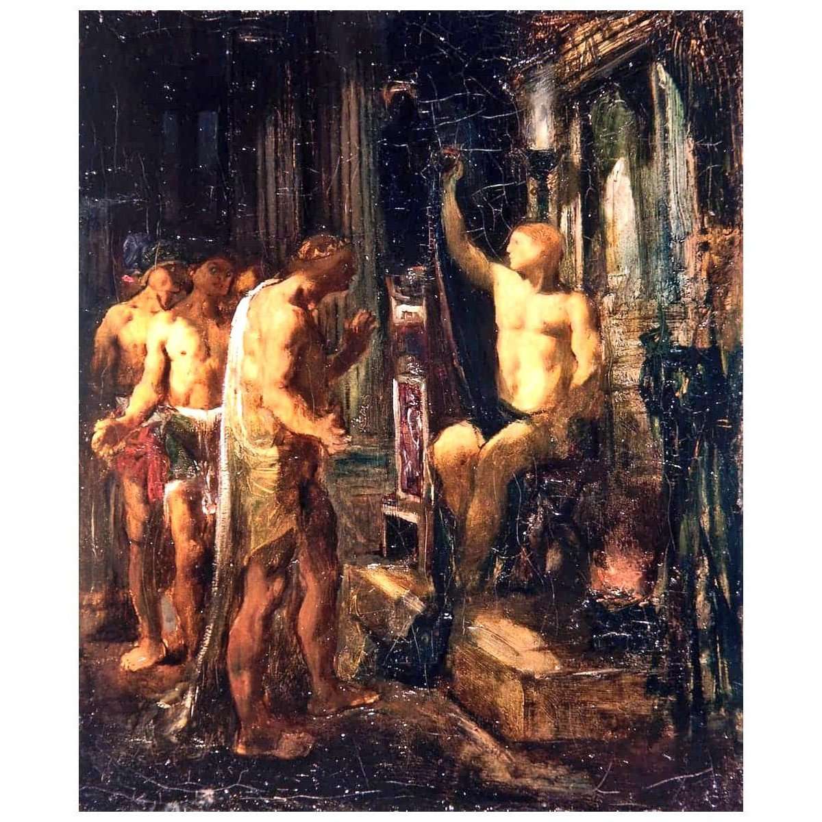  Georges Rouault. Coriolan dans la maison de Tullius. 1894. Ecole Nationale des Beaux Arts