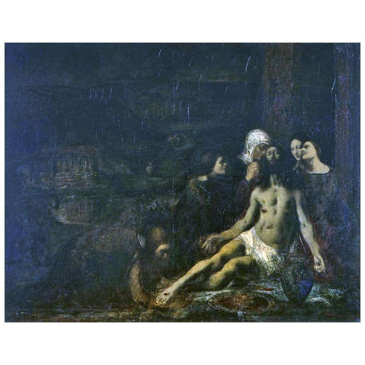  Georges Rouault. Le Christ mort pleure par les Saintes Femmes. 1895. Musee de Grenoble