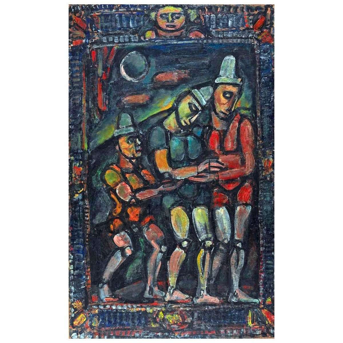  Georges Rouault. Le clown blesse. 1932. Centre Pompidou Paris