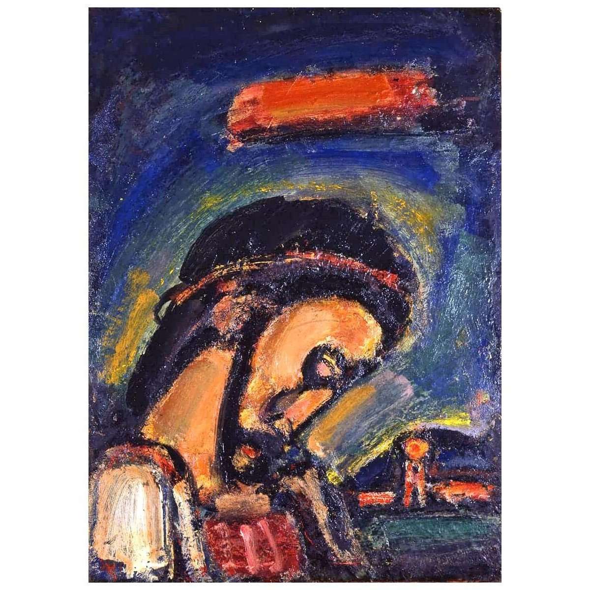  Georges Rouault. Christ. 1937-1938. Panasonic Museum of Art Tokyo