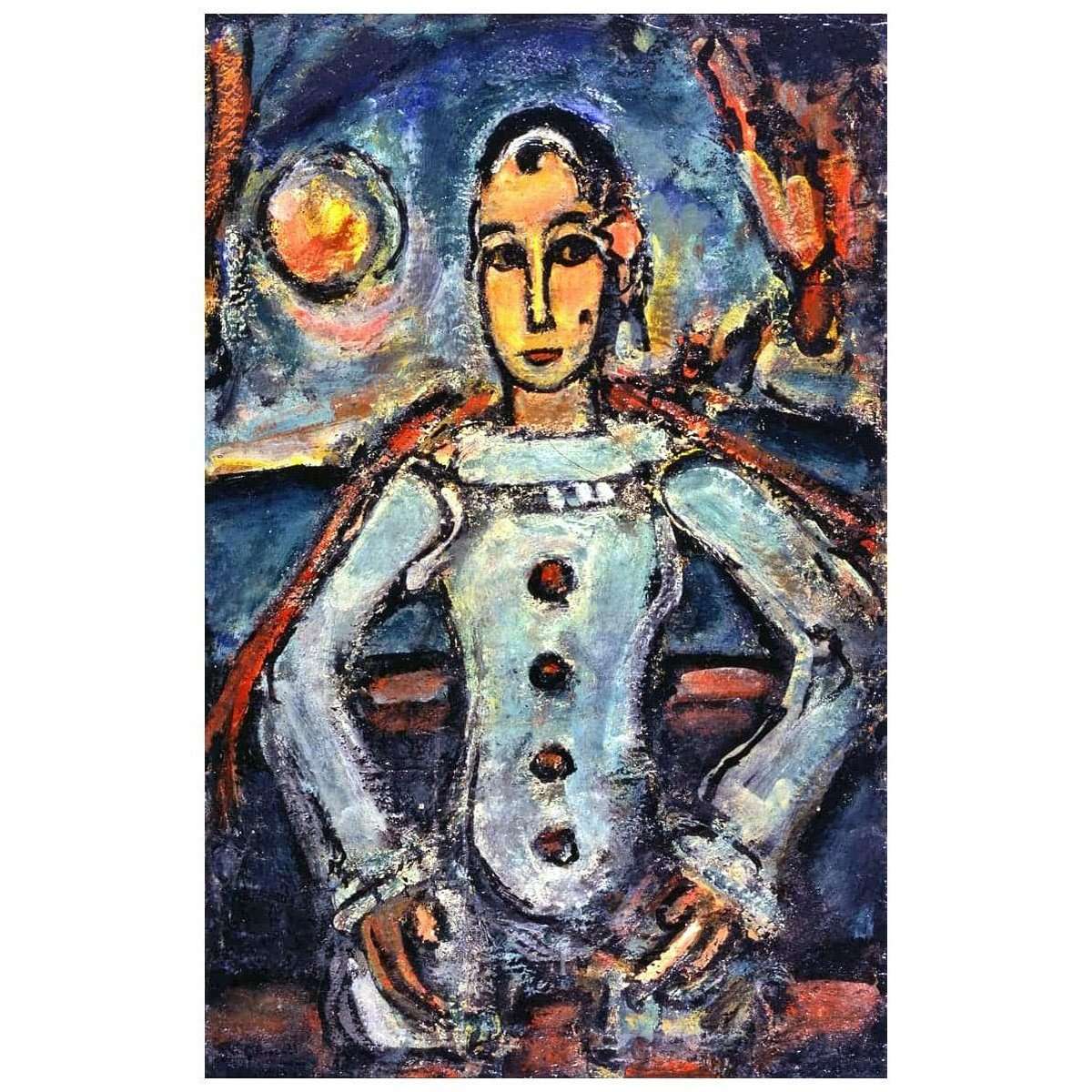  Georges Rouault. Pierrot aristocrate. 1941-1942. Asahi Museum Japon
