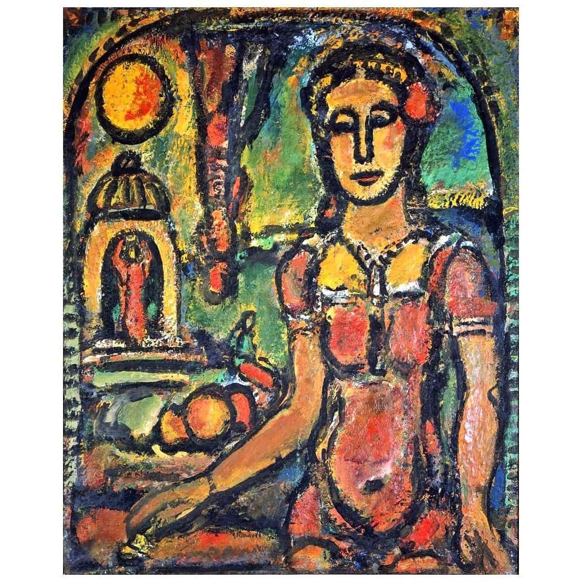  Georges Rouault. La petite magicienne. 1948-1949. Centre Pompidou Paris