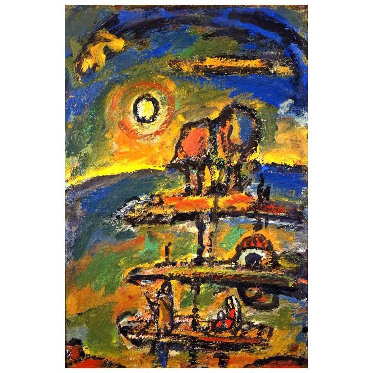 Georges Rouault. Nocturne Chretien. 1952. Centre Pompidou Paris