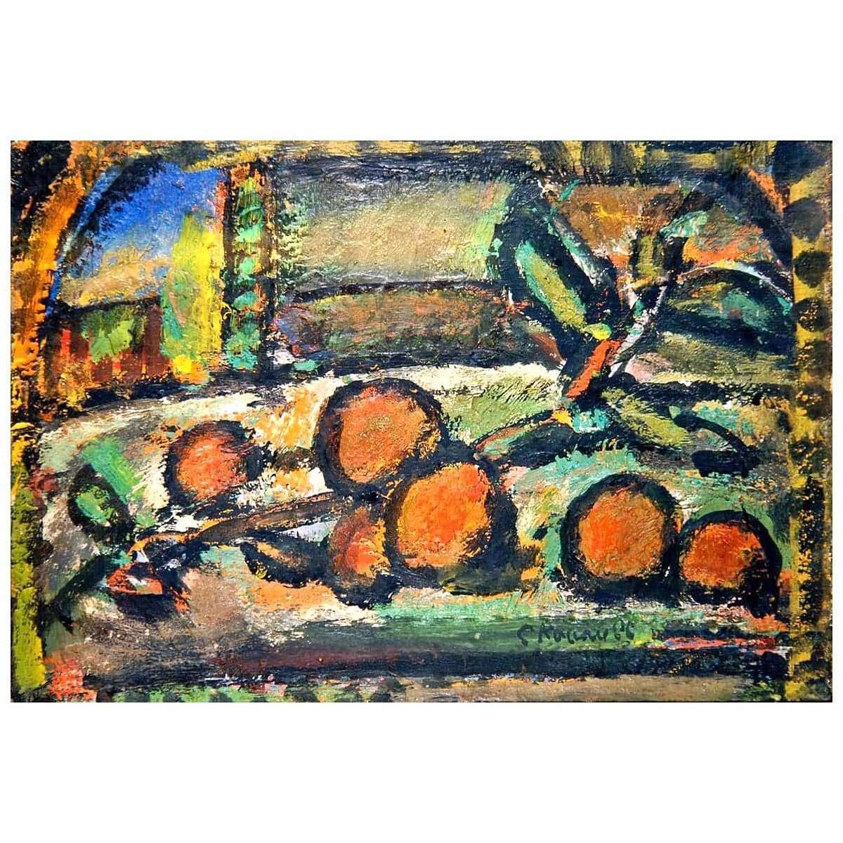  Georges Rouault. Nature morte aux oranges. 1953. Fondation Georges Rouault Paris