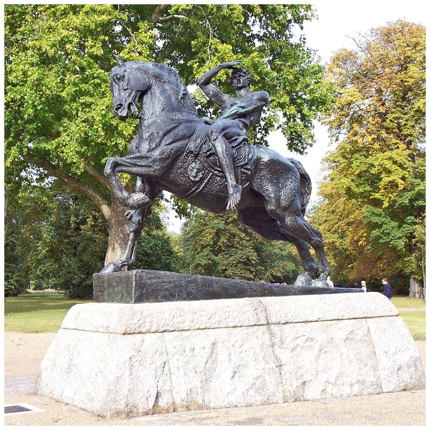 ������ ����George Watts. Physical Energy. 1883 / 1907.Kensington Gardens London