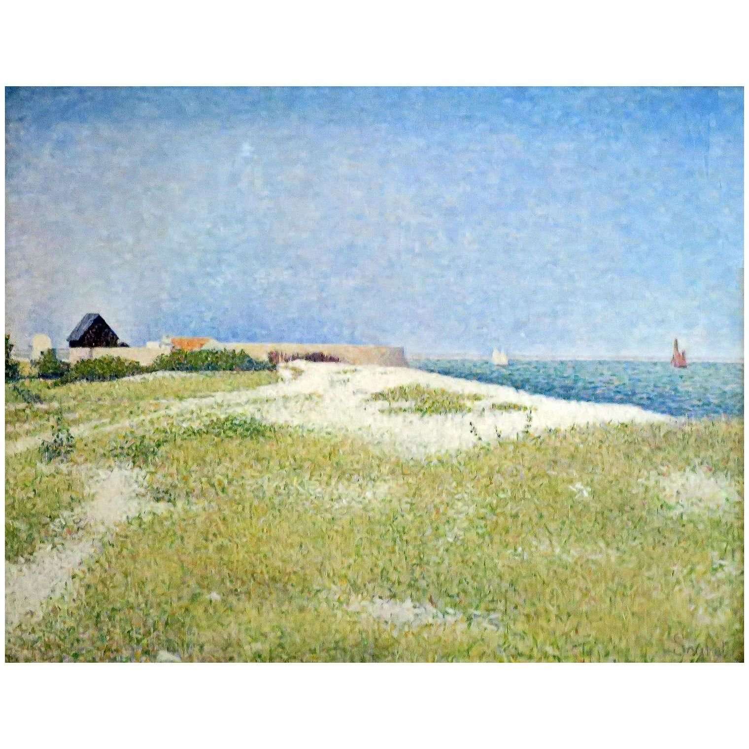  Georges Seurat. Vue du Fort Samson. 1885. Hermitage Museum St Petersburg