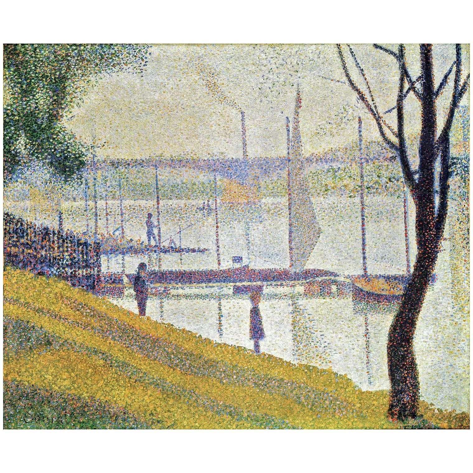  Georges Seurat. Le Pont de Courbevoie. 1887. Courtauld Institute London
