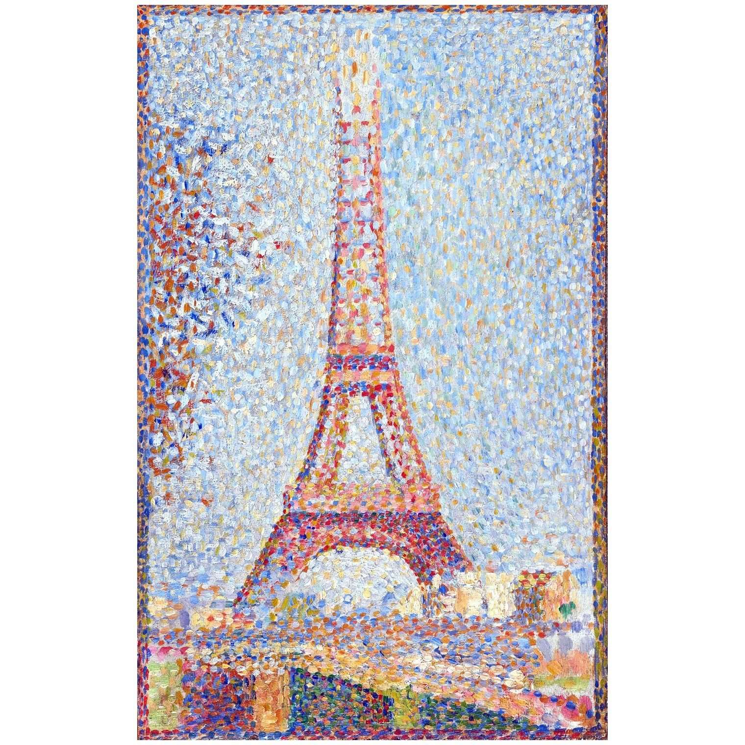  Georges Seurat. La tour dEiffel. 1889. Fine Arts Museum San Francisco