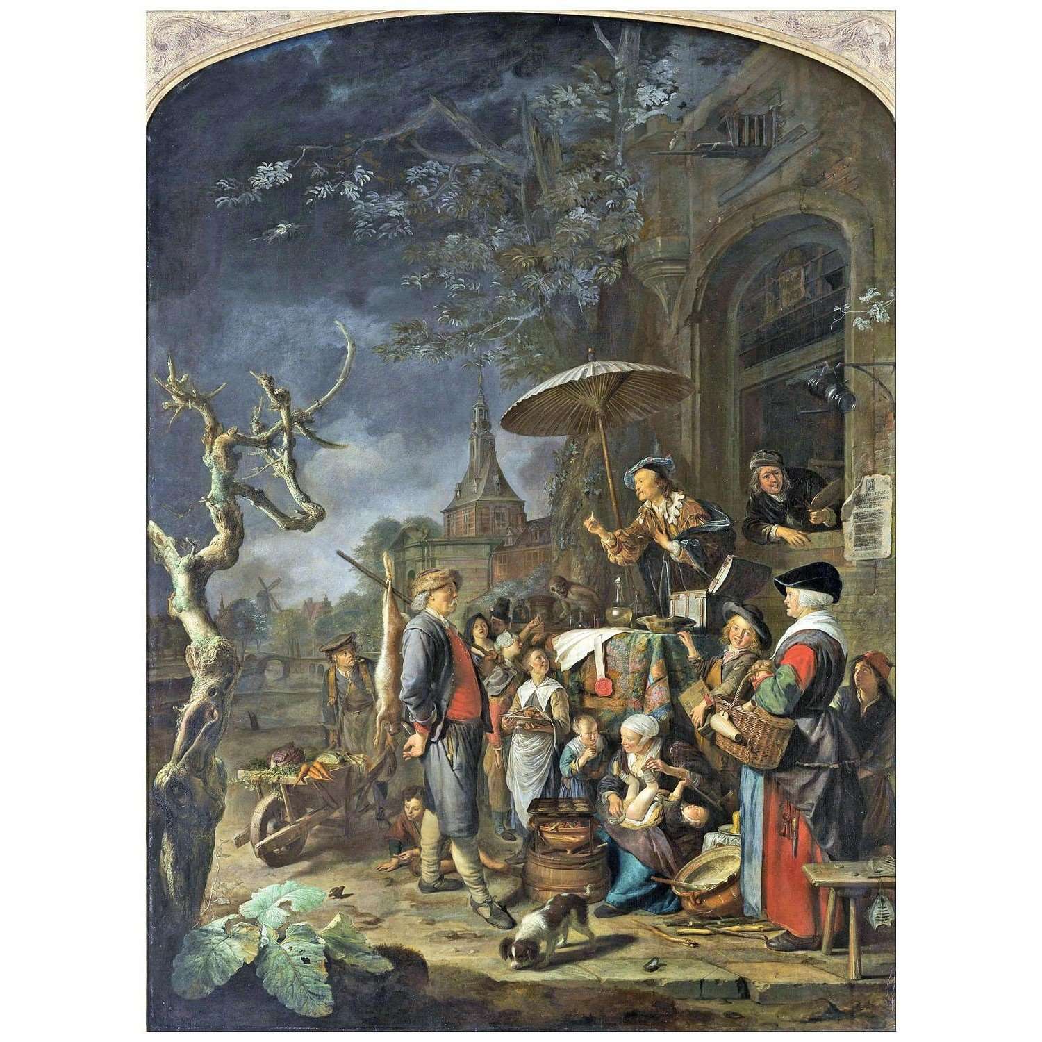  Gerrit Dou. The Quack. 1652. Boijmans Van Beuningen Rotterdam