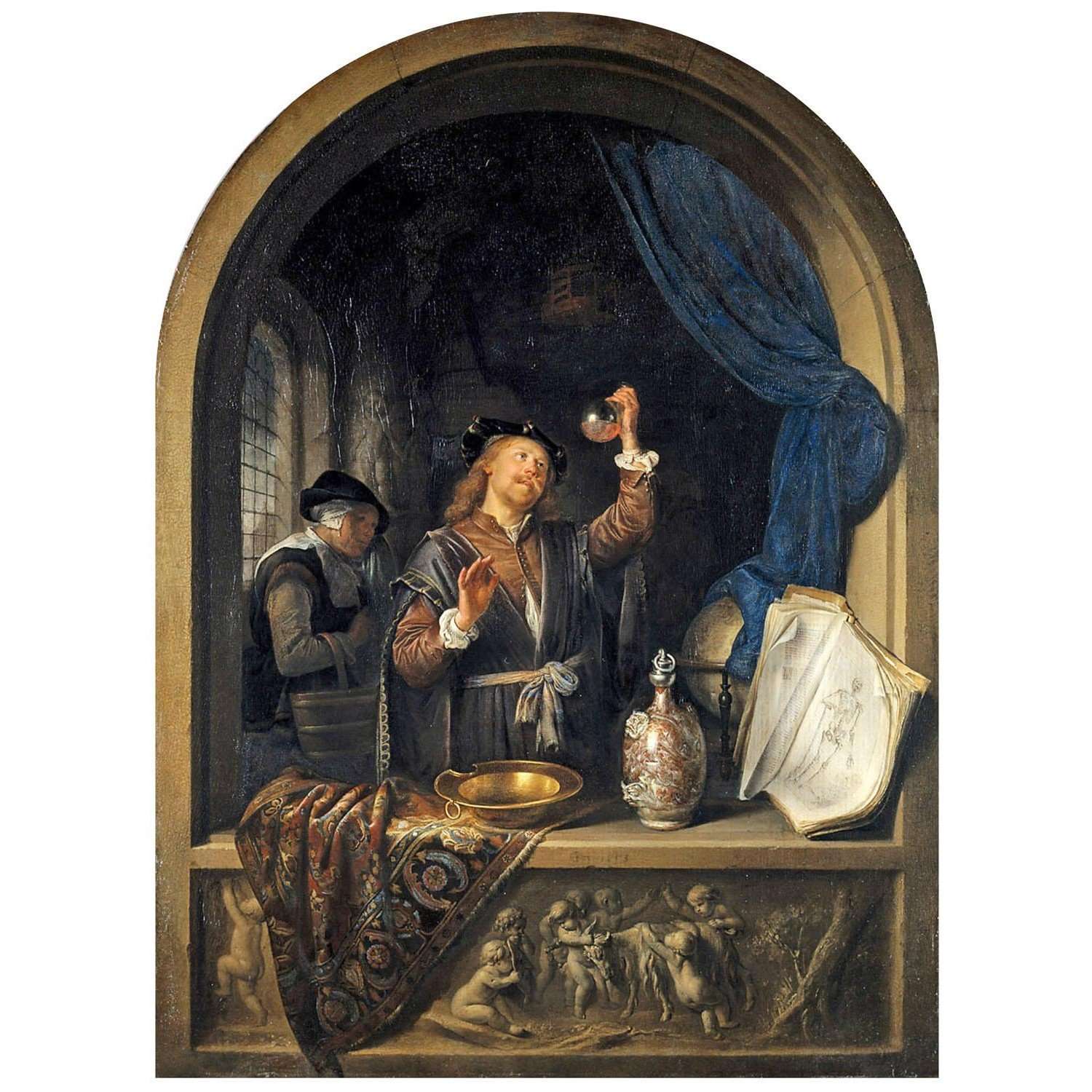  Gerrit Dou. The Doctor. 1653. Kunsthistorisches Museum Wien