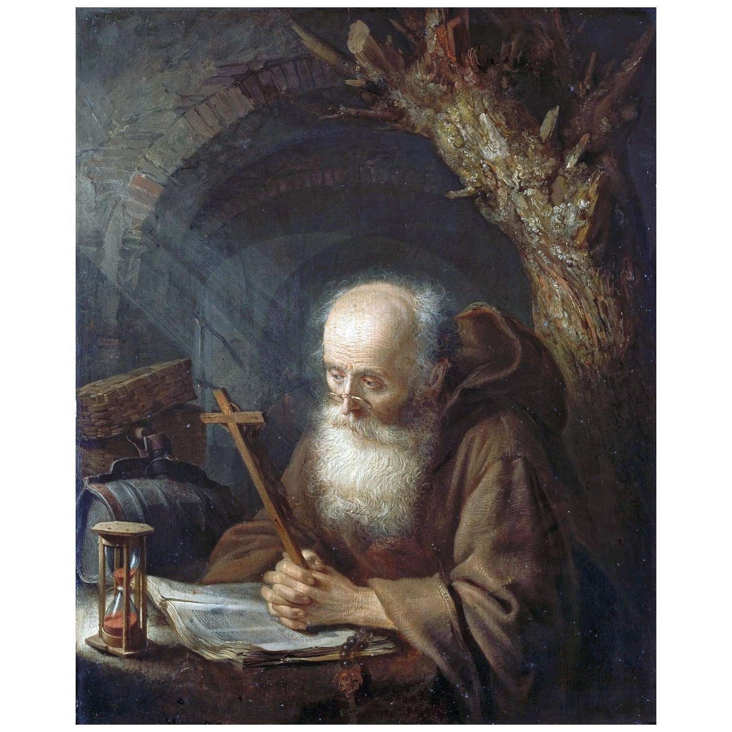  Gerrit Dou. Hermit. 1664. Rijksmuseum Amsterdam