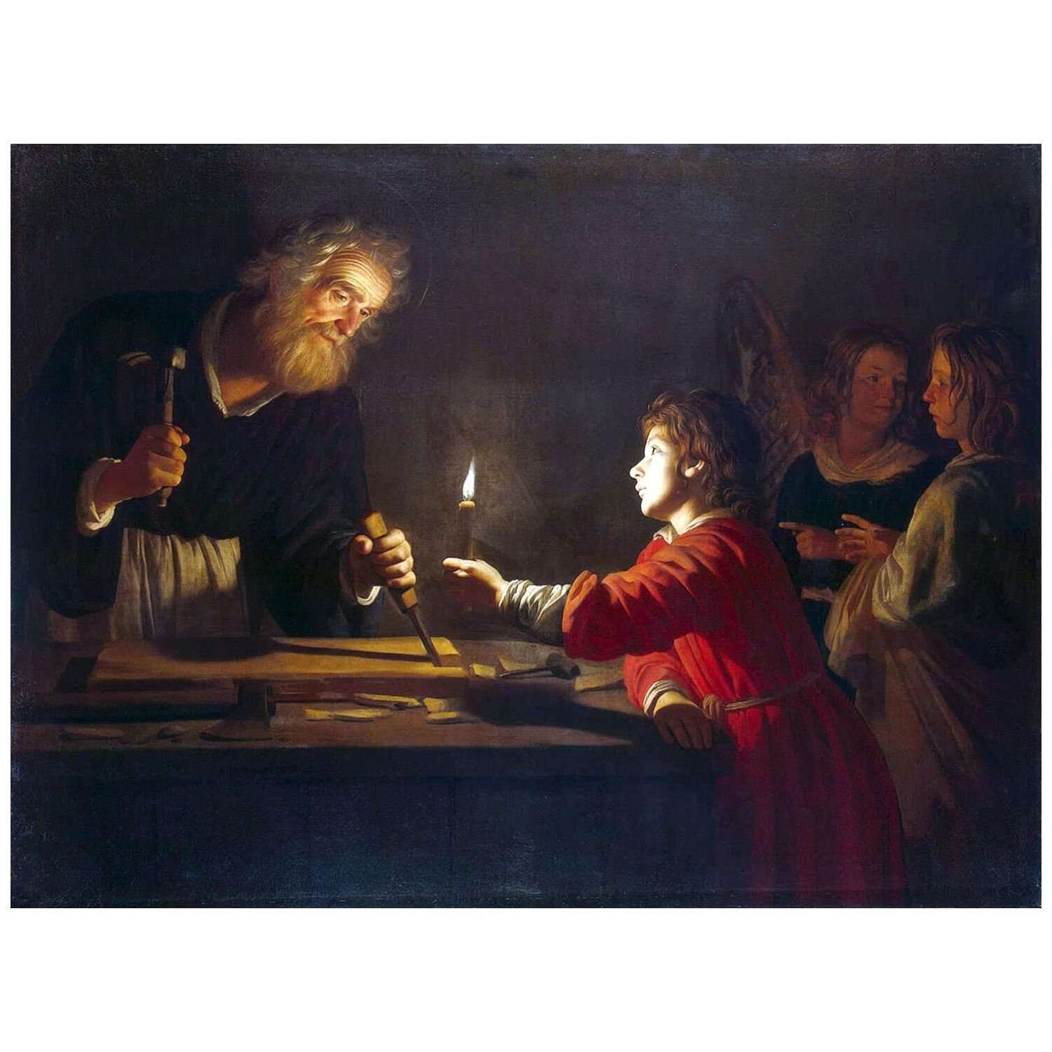  Gerrit van Honthorst. Childhood of Christ. 1620. Hermitage Museum