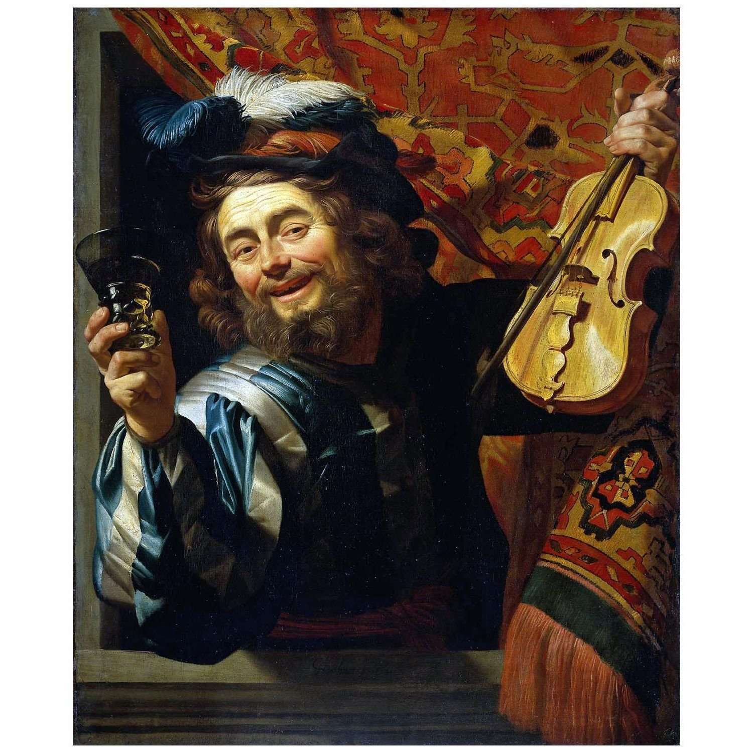  Gerrit van Honthorst. The Merry Fiddler. 1623. Rijksmuseum Amsterdam