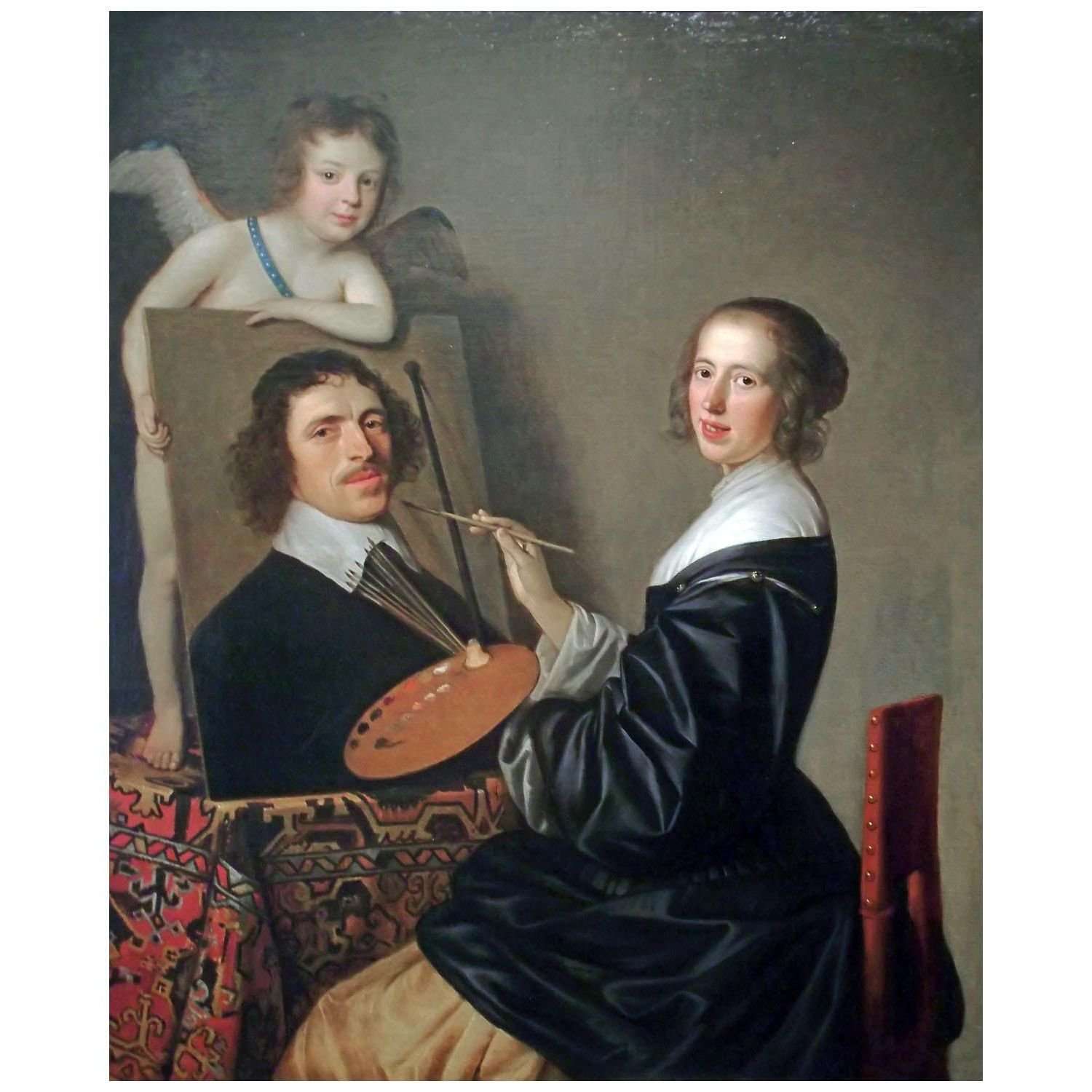  Gerrit van Honthorst. Allegory of Painting. 1648. Crocker Art Museum Sacramento CA