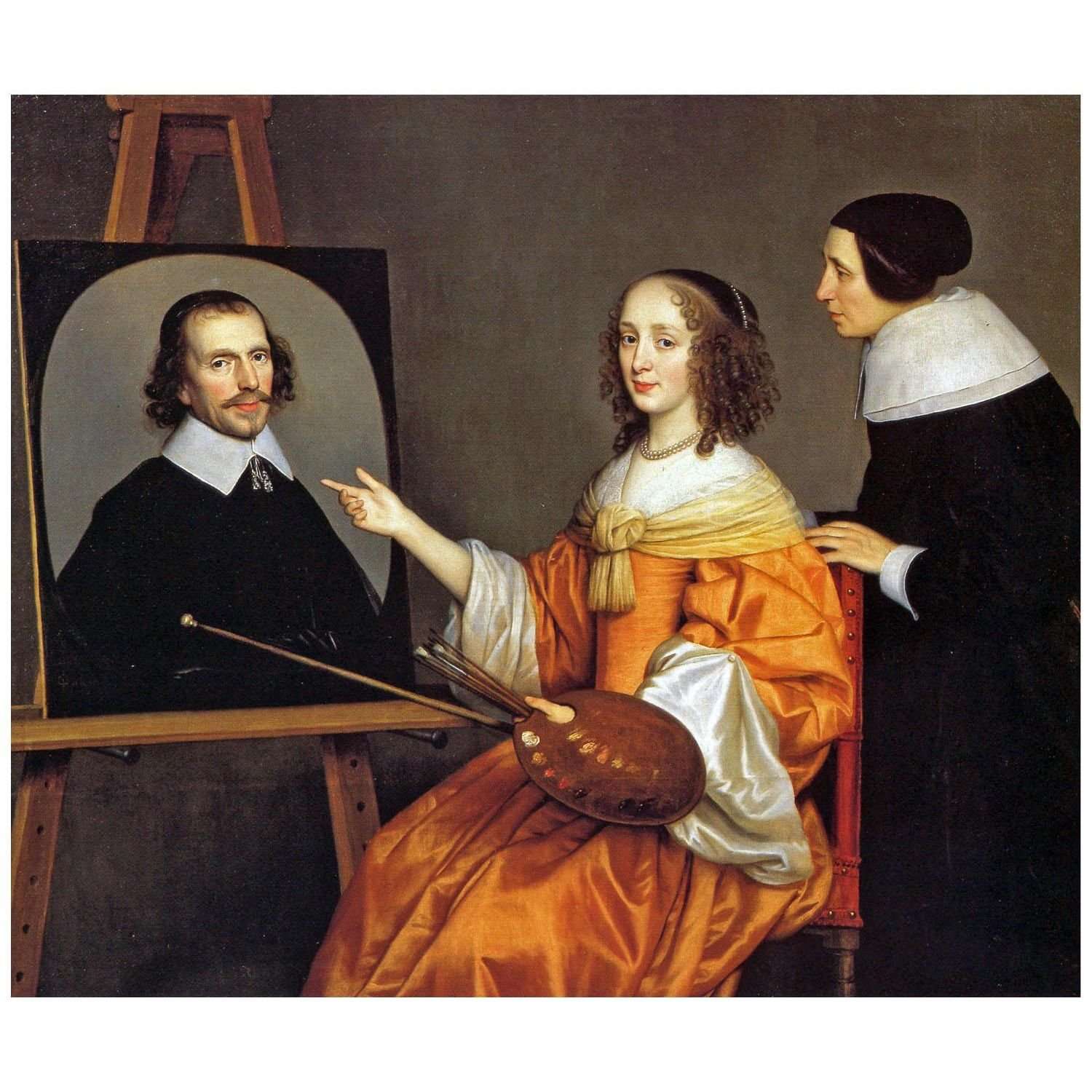  Gerrit van Honthorst. Margareta de Roodere and Her Parents. 1652. Centraal Museum Utrecht