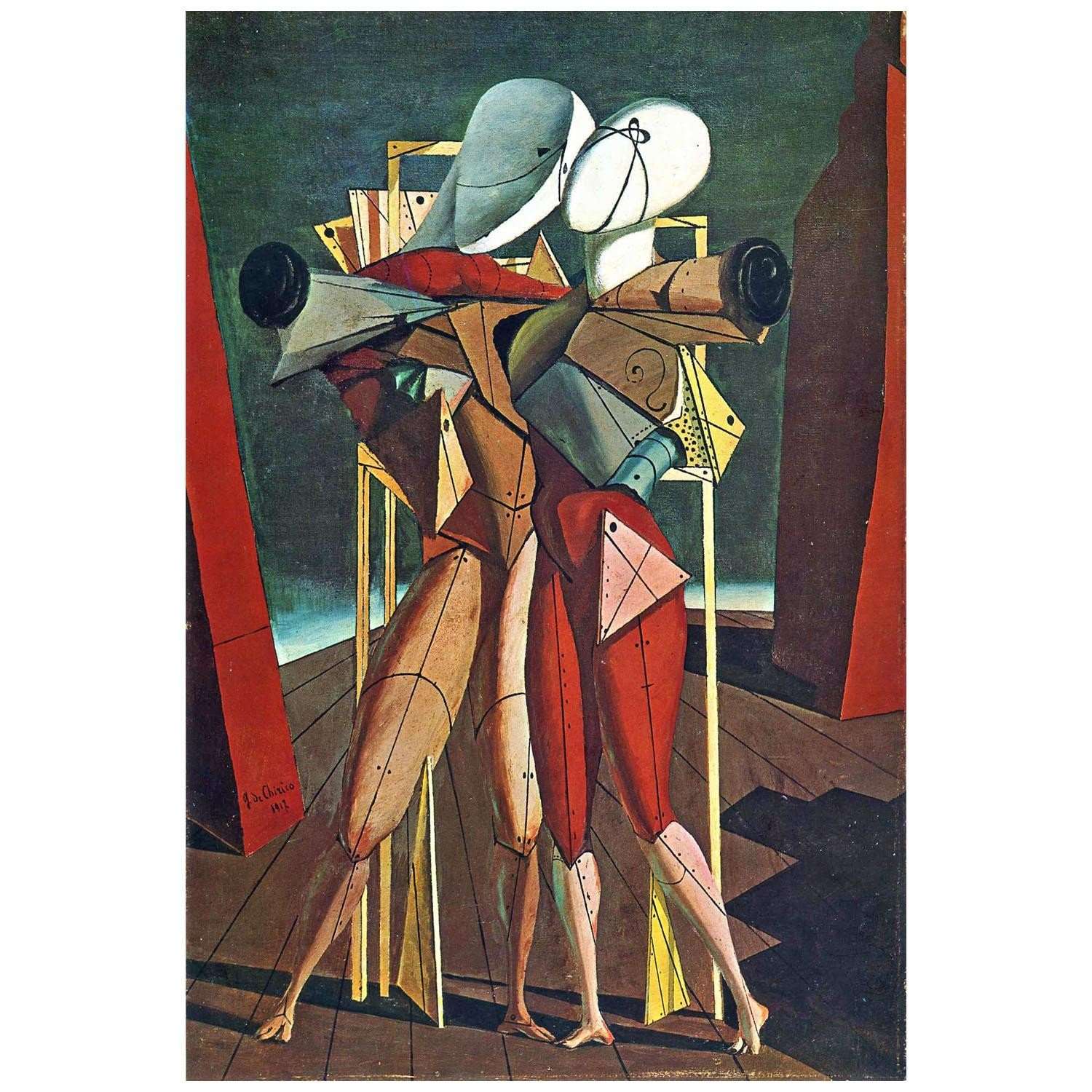   Giorgio de Chirico. Ettore e Andromaca. 1912. GNAM Roma