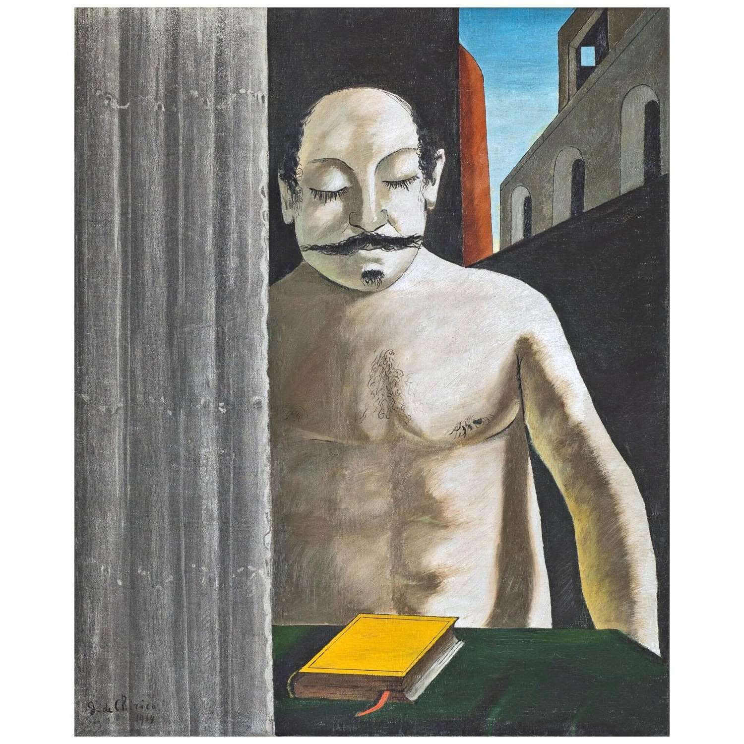   Giorgio de Chirico. Le cerveau de l'enfant. 1914. Moderna Museet Stockholm