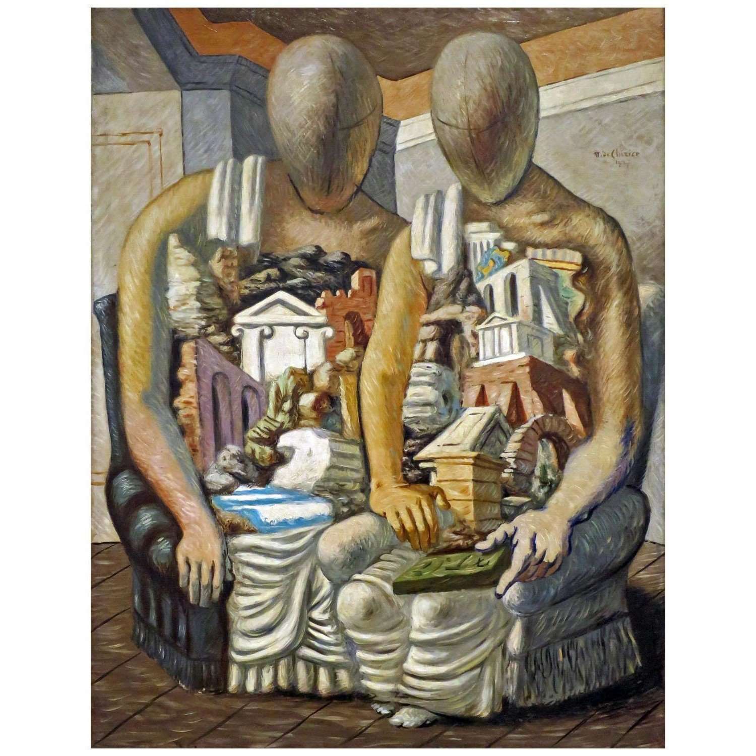   Giorgio de Chirico. Archeologi. 1927. GNAM Roma