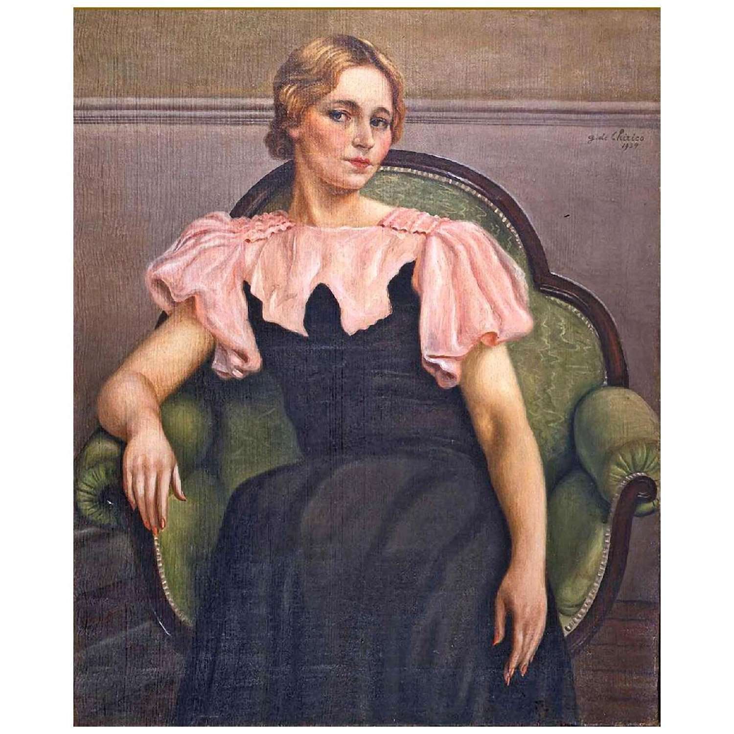   Giorgio de Chirico. Ritratto de Isa. 1934. Fondazione Giorgio e Isa de Chirico, Roma