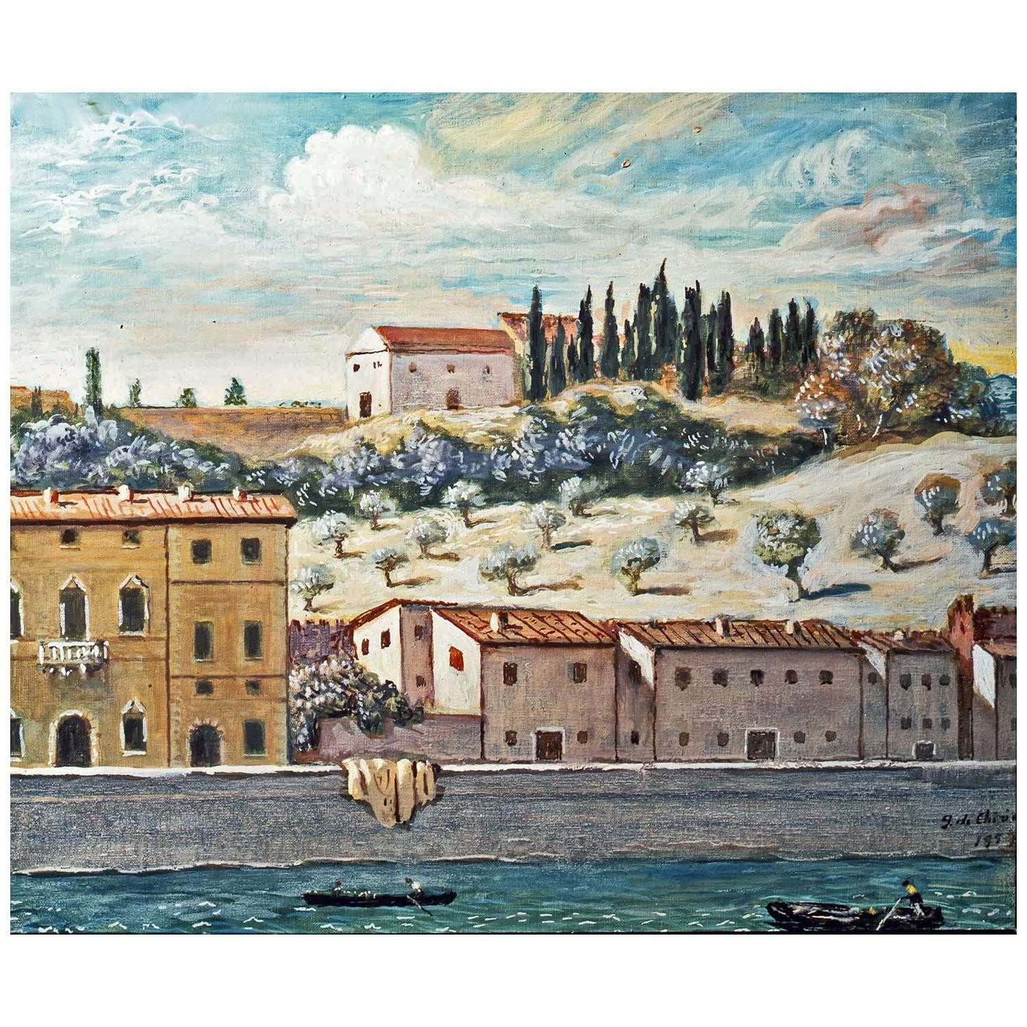   Giorgio de Chirico. Lungo dArno. 1957. Fondazione Giorgio e Isa de Chirico, Roma