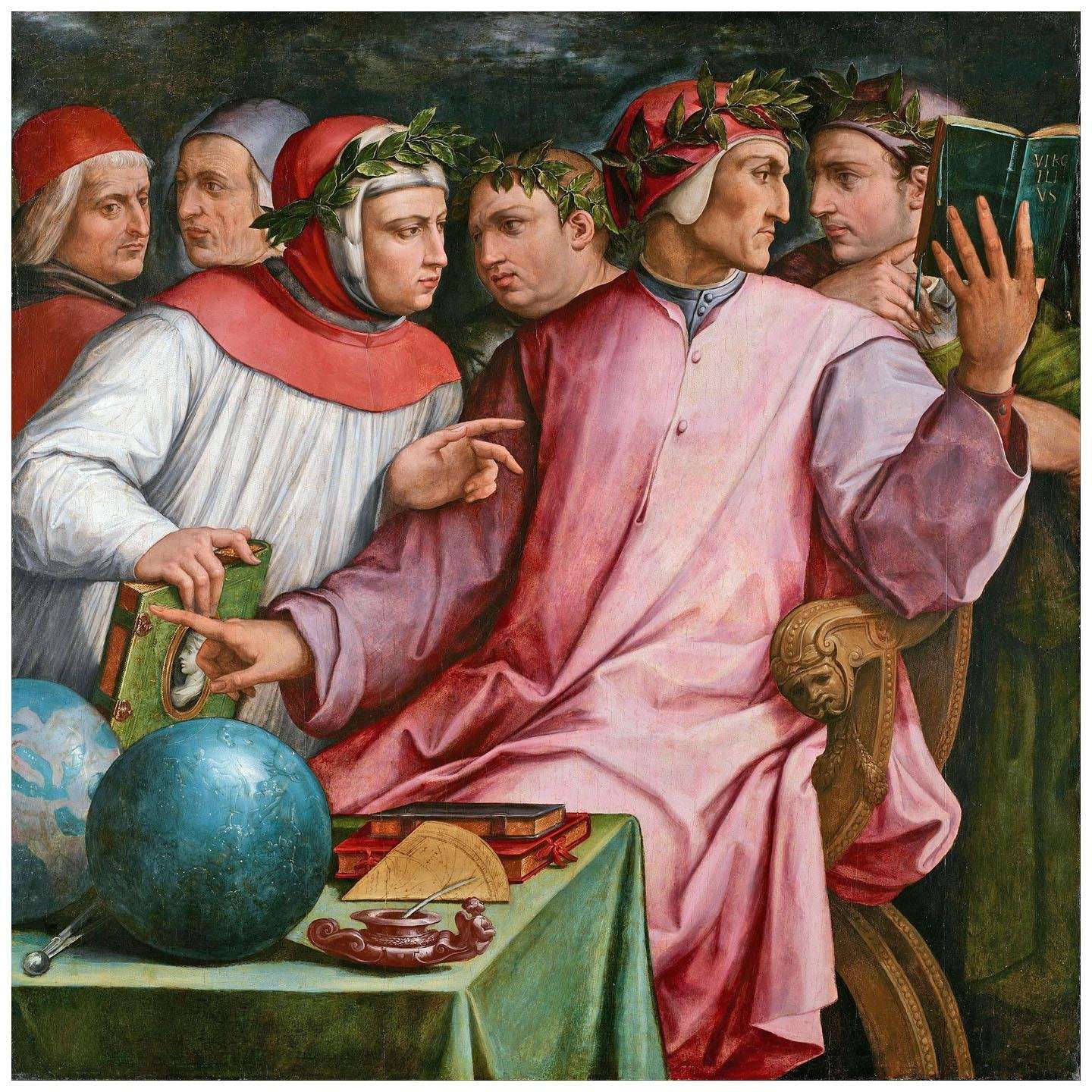  Giorgio Vasari. Sei poeti toscani. 1544. Minneapolis Institute of Art