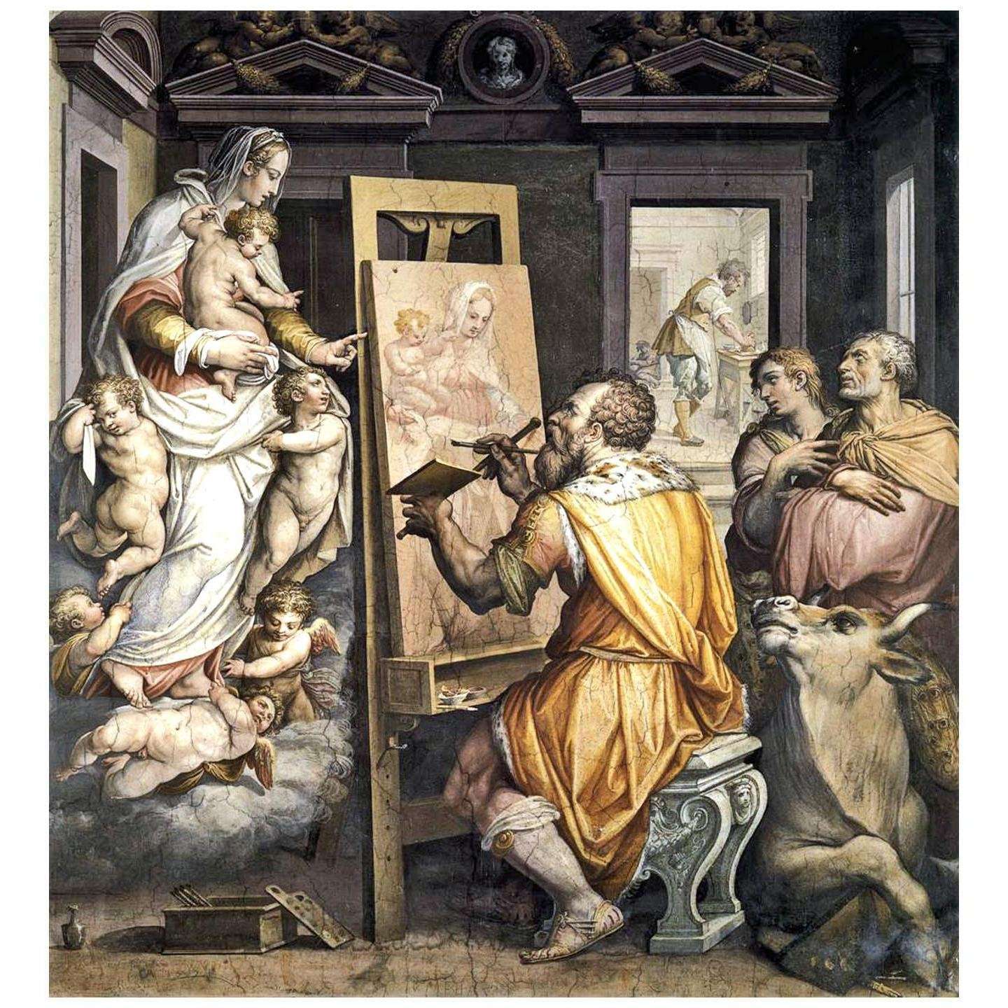 Giorgio Vasari. San Luca dipinge la Vergine. 1565. SS Annunziata Firenze