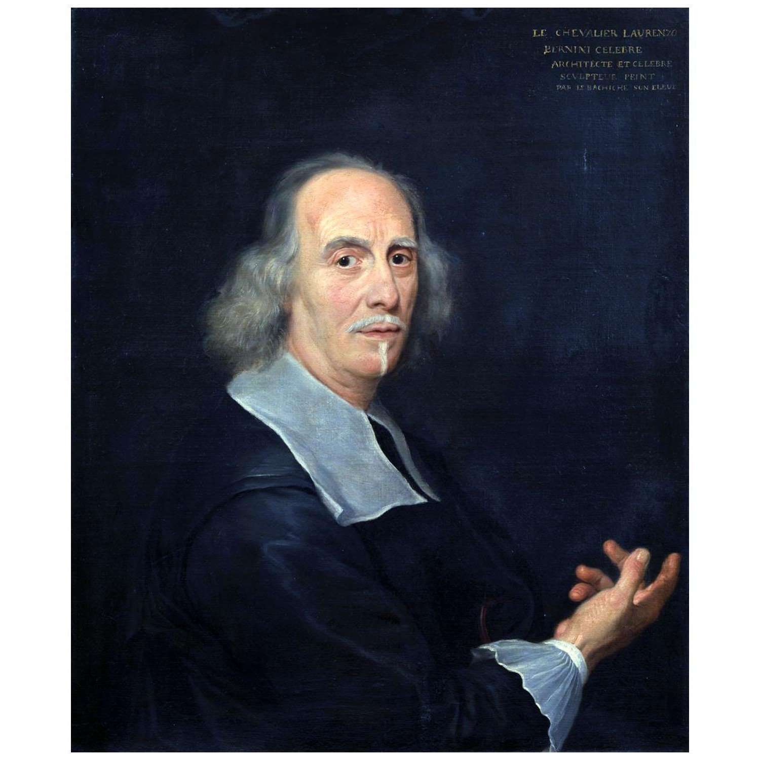  Giovanni Battista Gaulli. Gian Lorenzo Bernini. 1665. Palazzo Barberini Roma