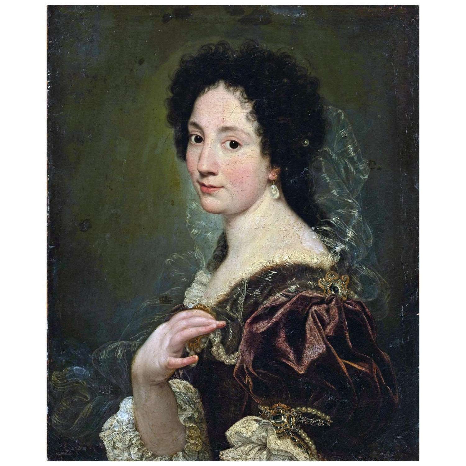  Giovanni Battista Gaulli. Ritratto di donna. 1670. Metropolitan Museum New-York