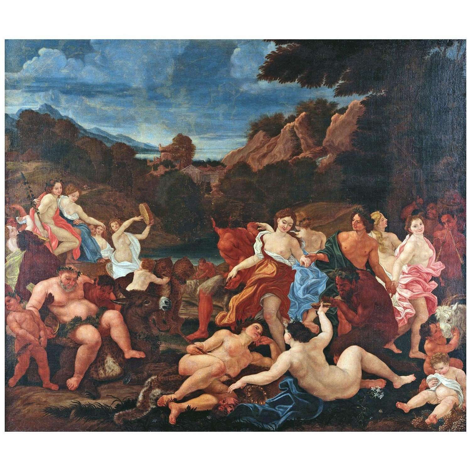  Giovanni Battista Gaulli. Trionfo di Bacco e Arianna. 1675. Museo Klabin San Paulo