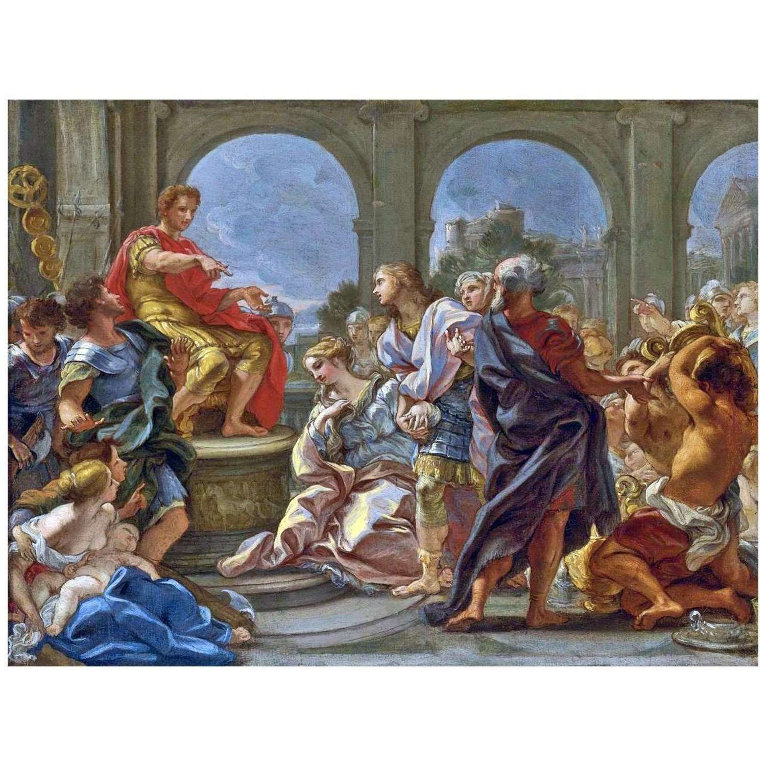  Giovanni Battista Gaulli. Continenza di Scipione. 1680. Musee Fesch Ajaccio