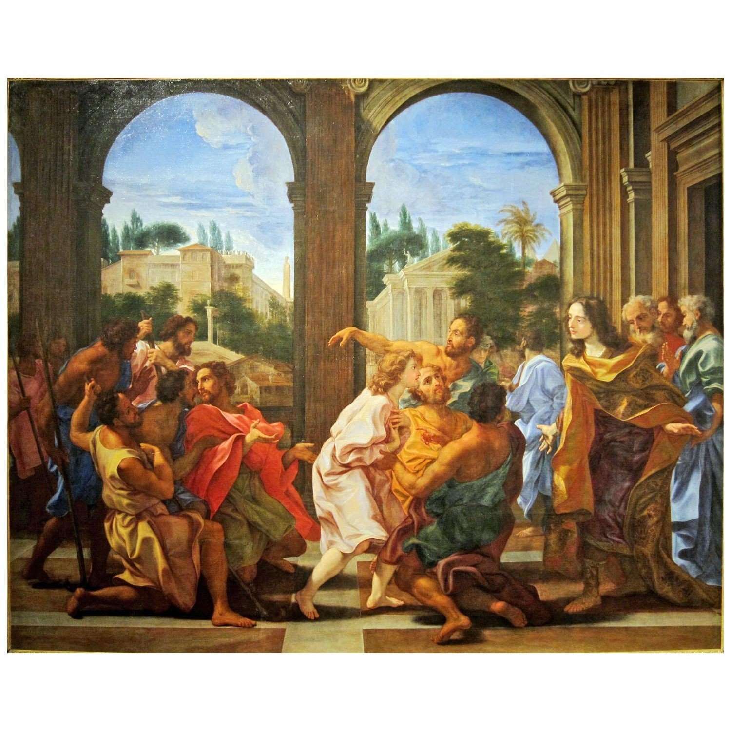  Giovanni Battista Gaulli. Giuseppe e i suoi fratelli. 1680. Musee Fesch Ajaccio