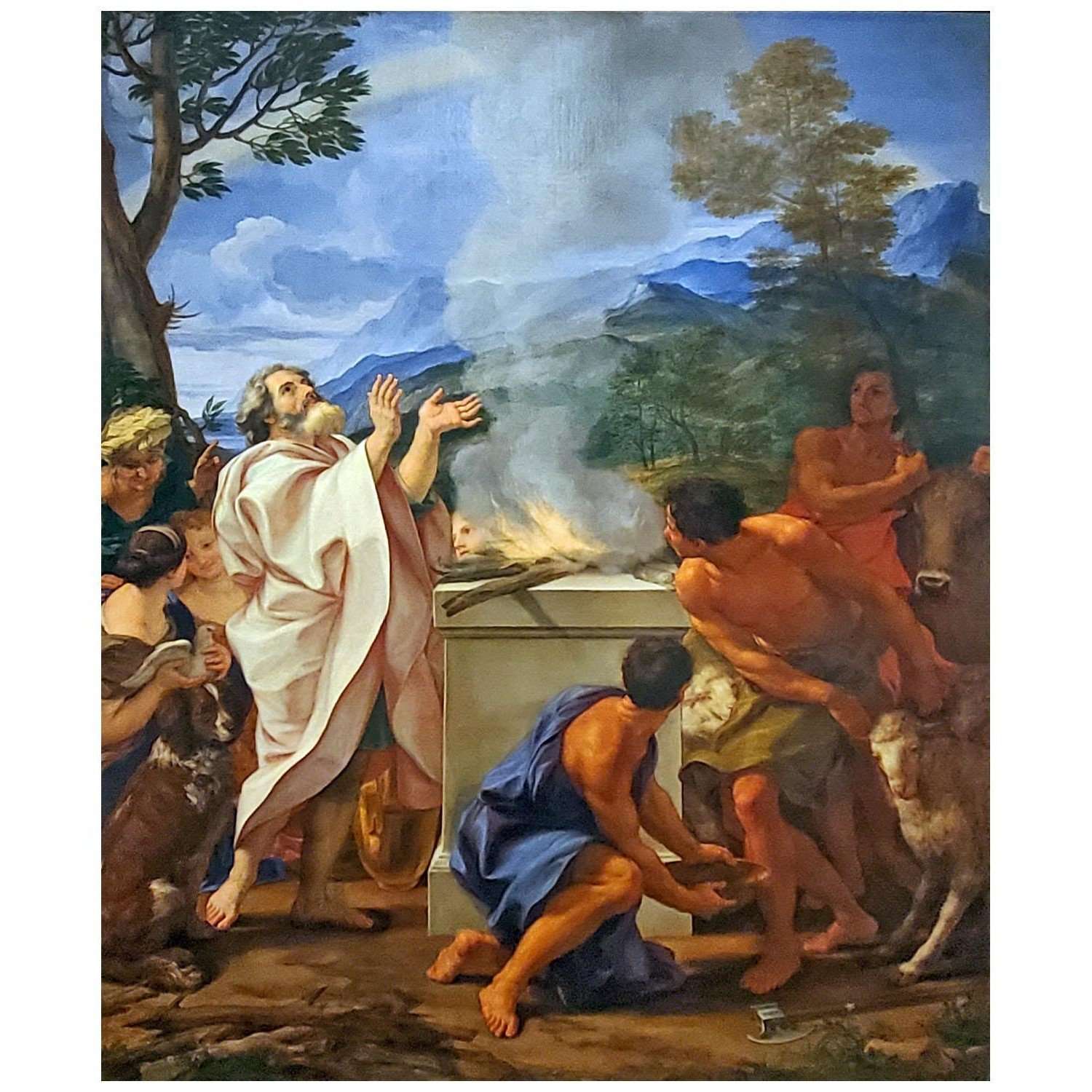  Giovanni Battista Gaulli. Il sacrificio di No?. 1685. High Museum Atlanta