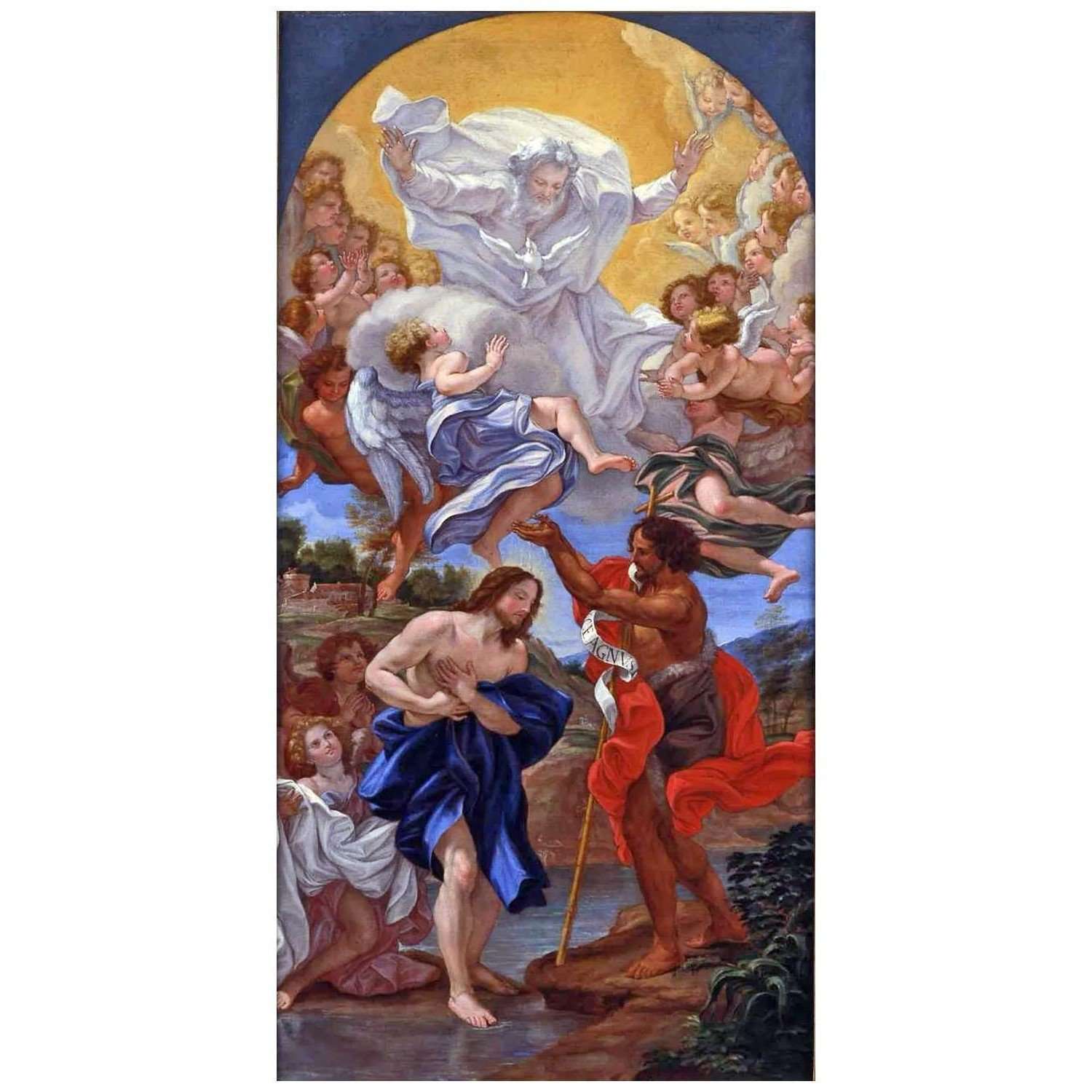  Giovanni Battista Gaulli. Il Battesimo di Cristo. 1694. Mus?e des Beaux-Arts de Caen