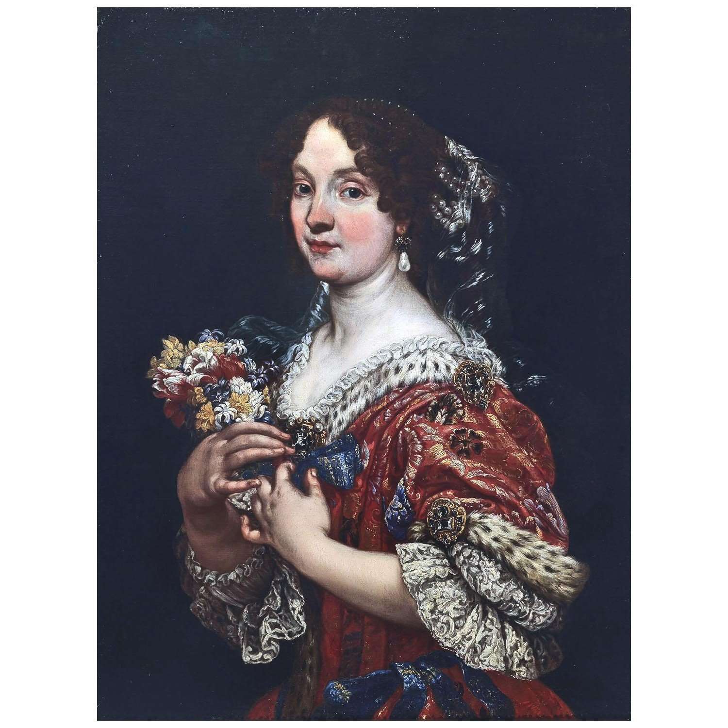 Giovanni Battista Gaulli. Eleonora Boncompagni Borghese. 1700. DYS44 Art Gallery London